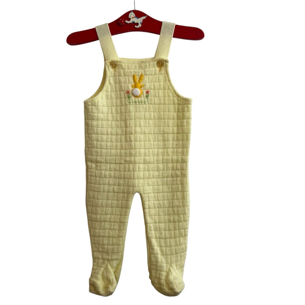 Vintage bunny overalls